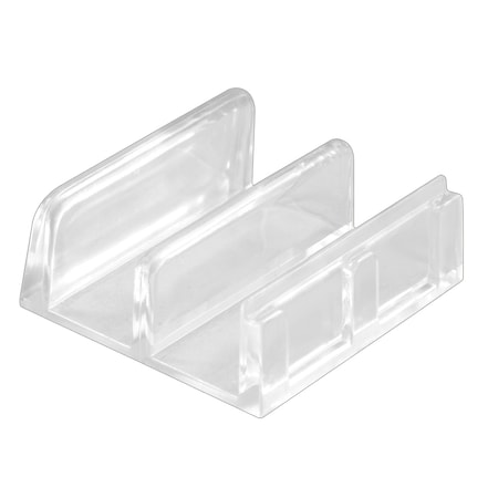 Prime-Line Sliding Shower Door Bottom Guide, 1/2 in. Channels, Plastic Const, PK2 M 6059